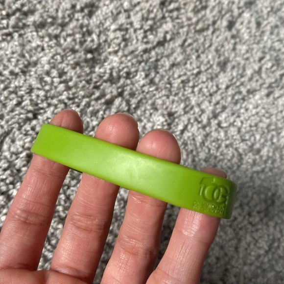 Bright green “Commitment to Graduate” silicone bracelet - Picture 14 of 15